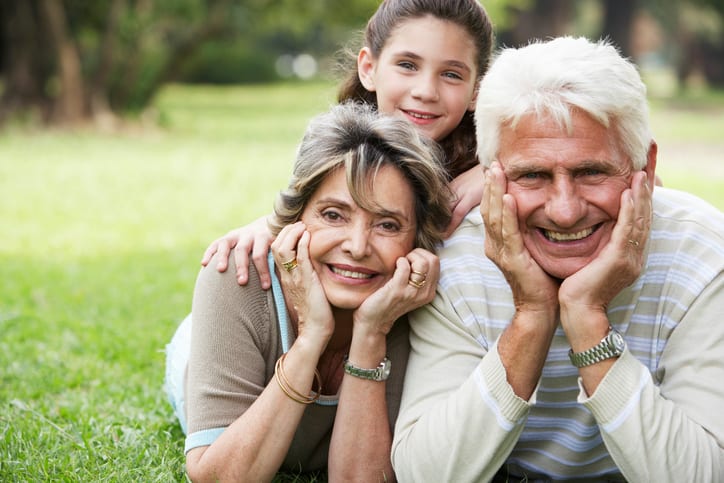 Grandparents happy with their estate plan